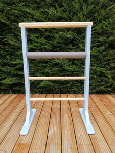 sky blue ballet barre/stretch ladder